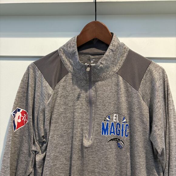 Orlando Magic El Magic Noches Ene-Be-A Latin Nights NBA 75 Pullover 1/4 Zip M - Picture 1 of 13
